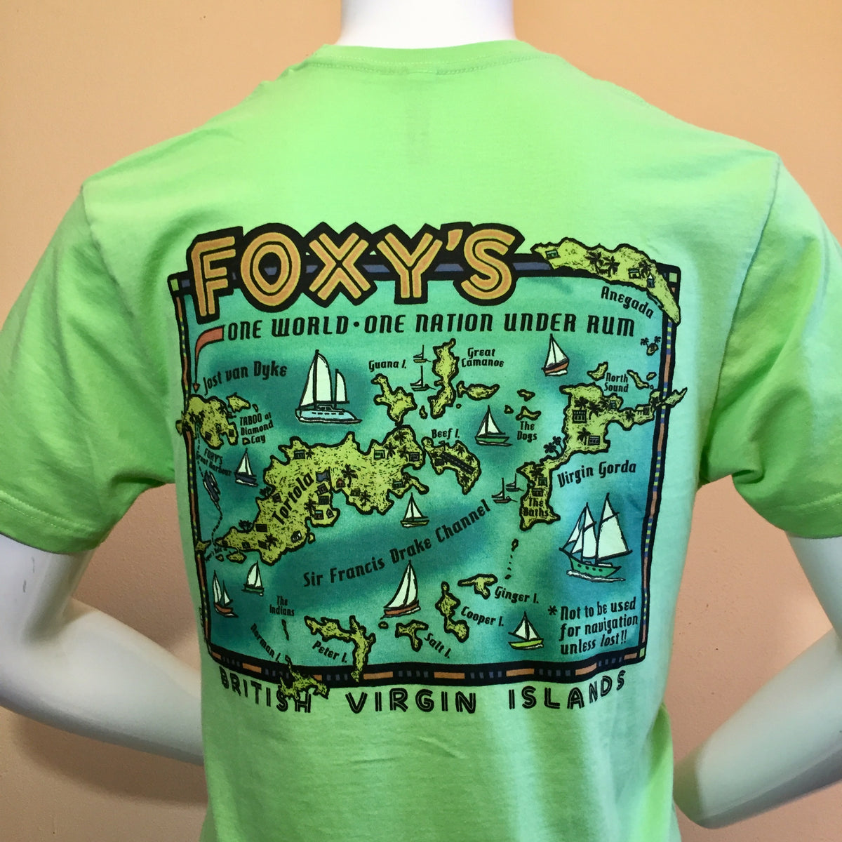 Foxy's 'One Nation Under Rum' Short Sleeve Tee – Foxy's BVI
