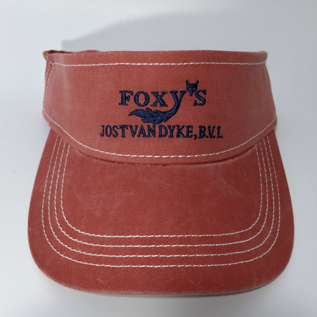 SALE-Foxy's Classic Logo Pigment Dyed Visor