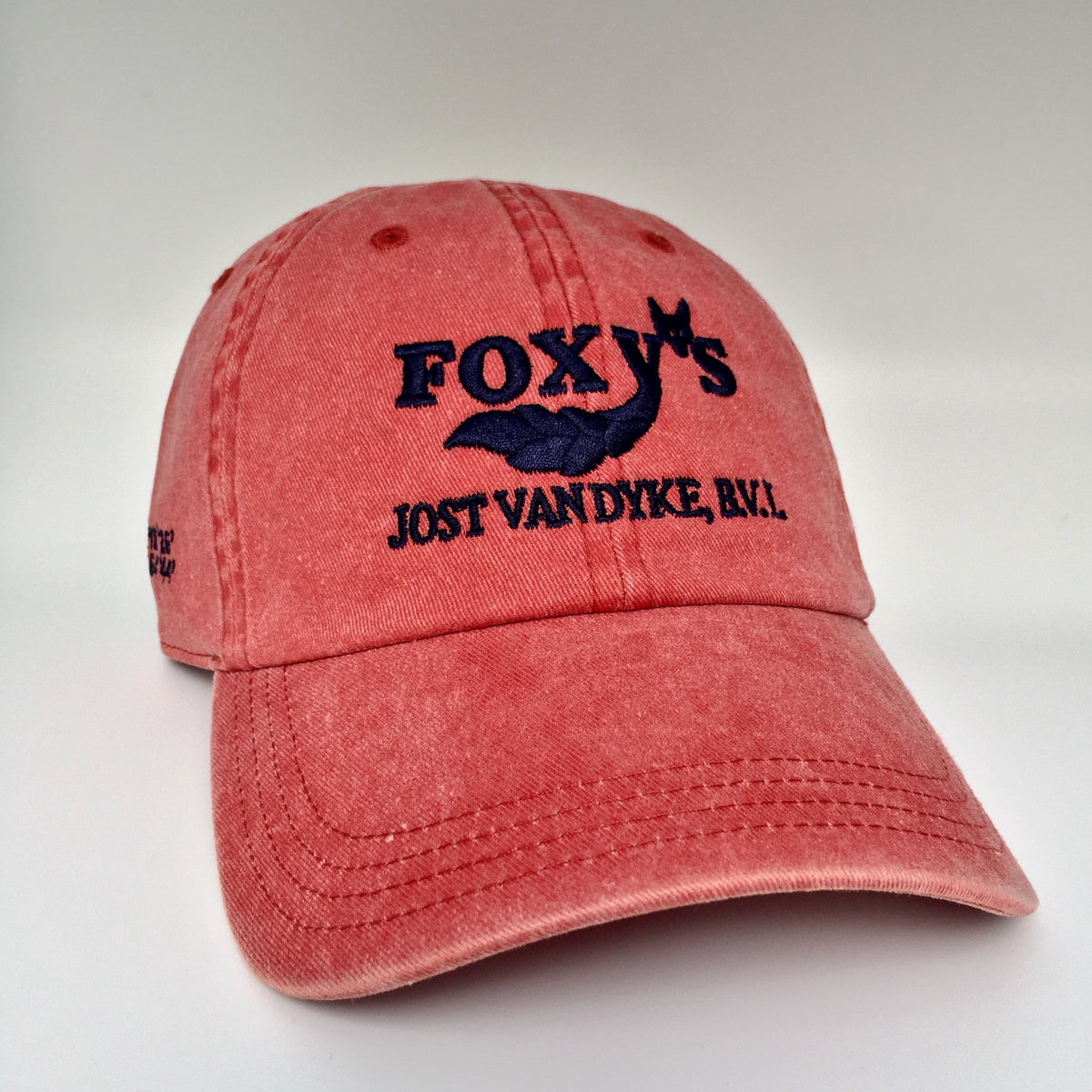 Foxy's Classic Logo Pigment Dyed 'Dad' Cap – Foxy's BVI