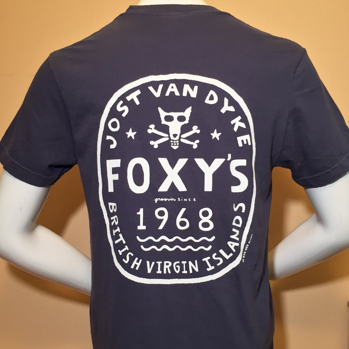 Foxy's 'Antique Skull & Bones' Short Sleeve Tee – Foxy's BVI