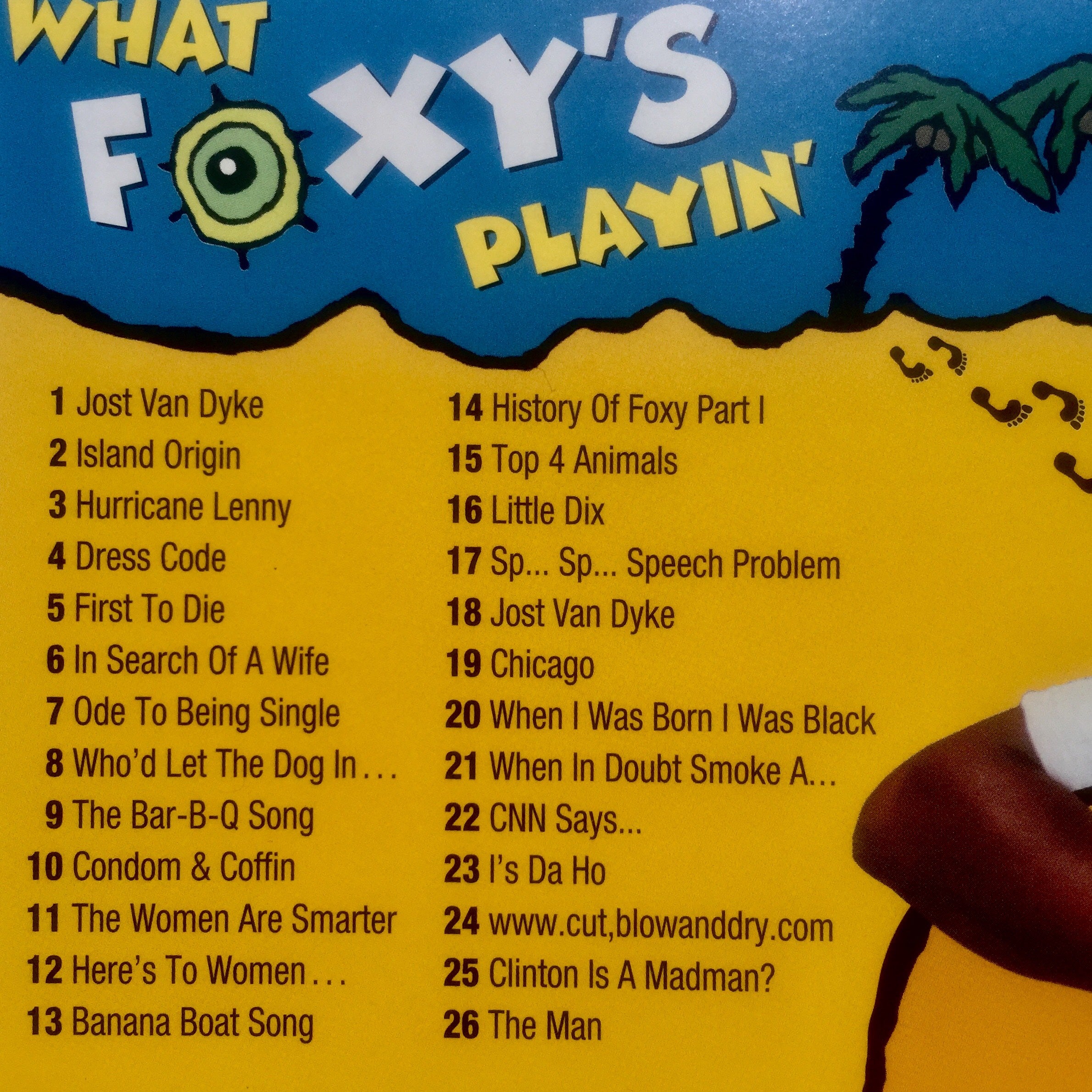 "Such Is Life" CD - Foxy Callwood, Live at Foxy's