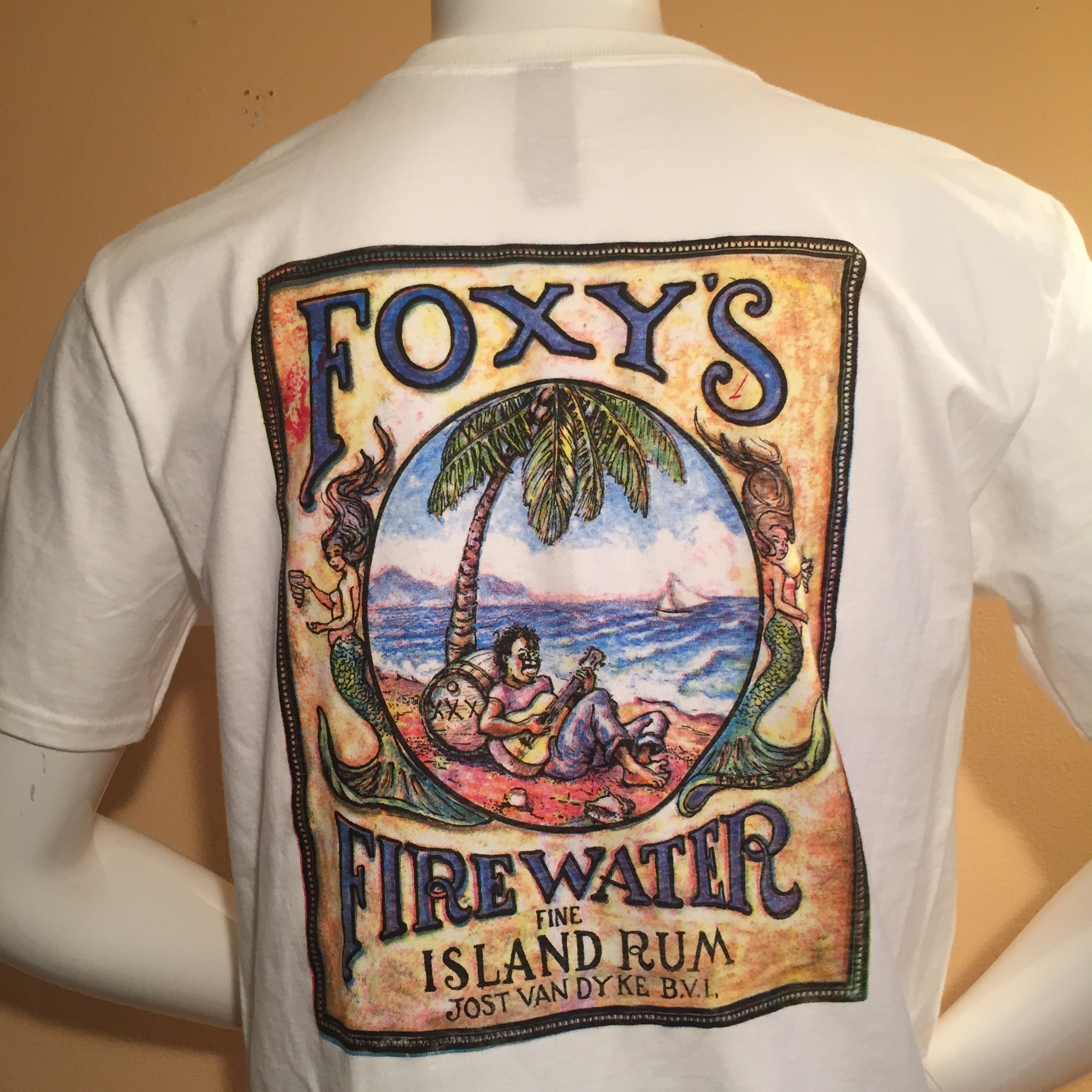 Foxy's 'Firewater' Short Sleeve Pocket Tee