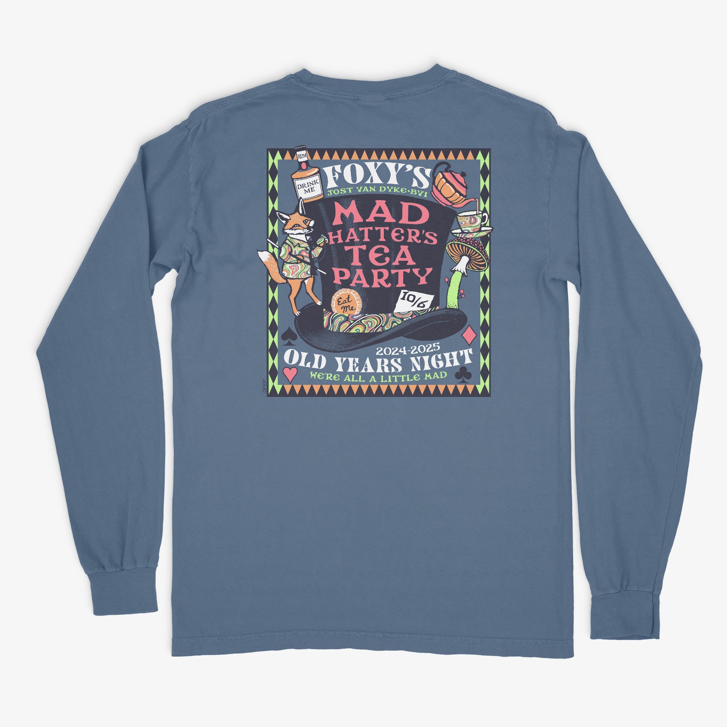 Foxy's 'Mad Hatter's Top Hat' OYN Event 24-25 Long Sleeve Tee