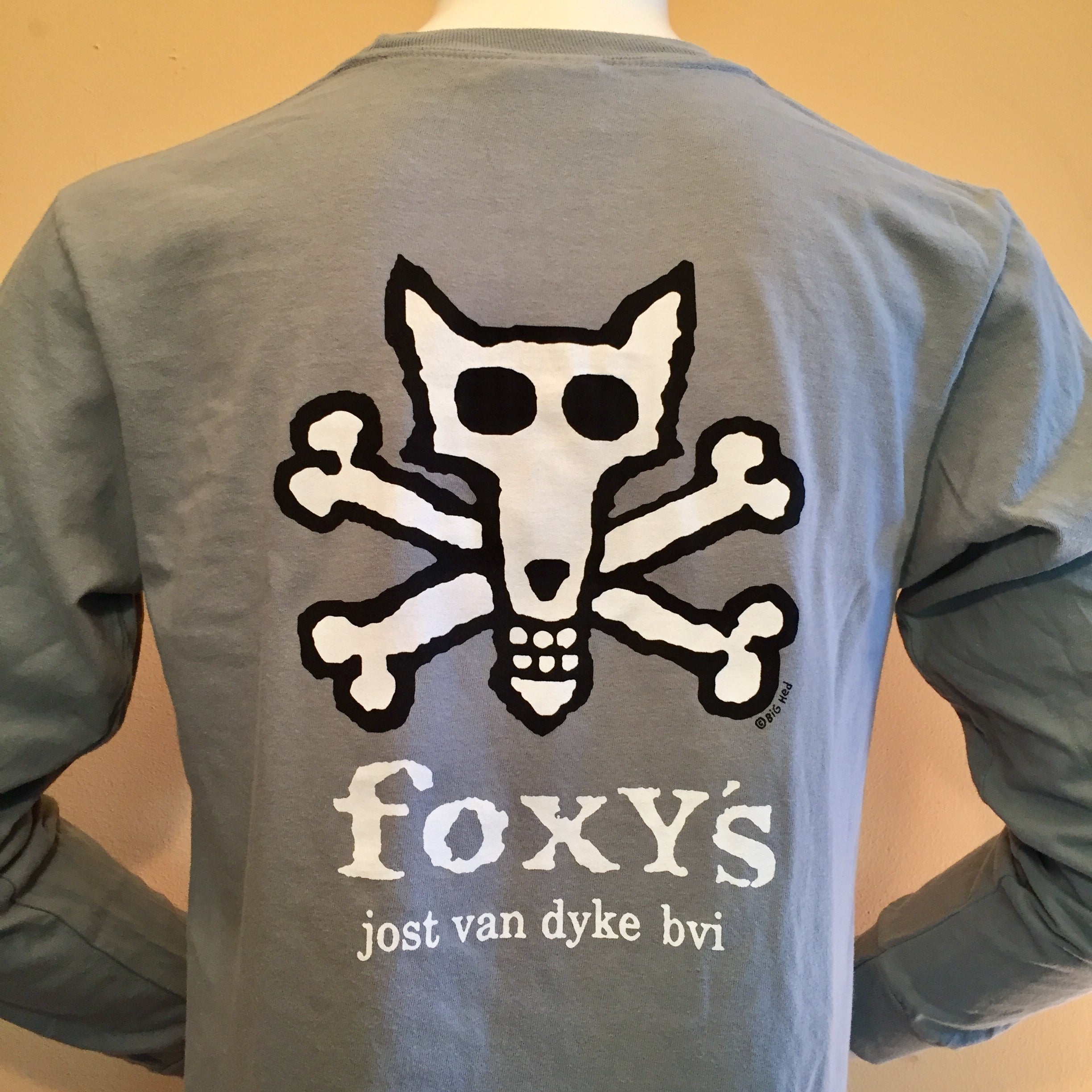 Foxy's 'Skull & Bones' Long Sleeve Tee