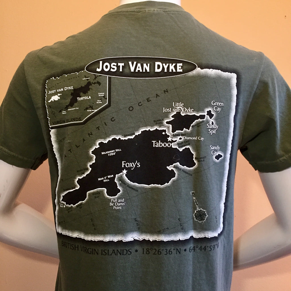 Foxy's 'JVD Custom Map' Short Sleeve Tee