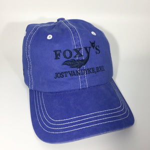 SALE-Foxy's Classic Logo Pigment Dyed Stitch Cap