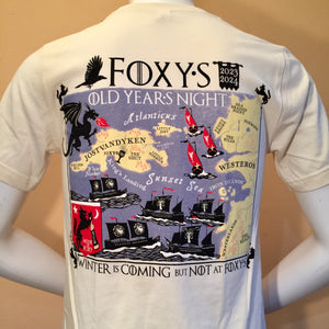 Foxy's Old Year's Night 23-24 'Game of Thrones- Map' Short Sleeve Tee