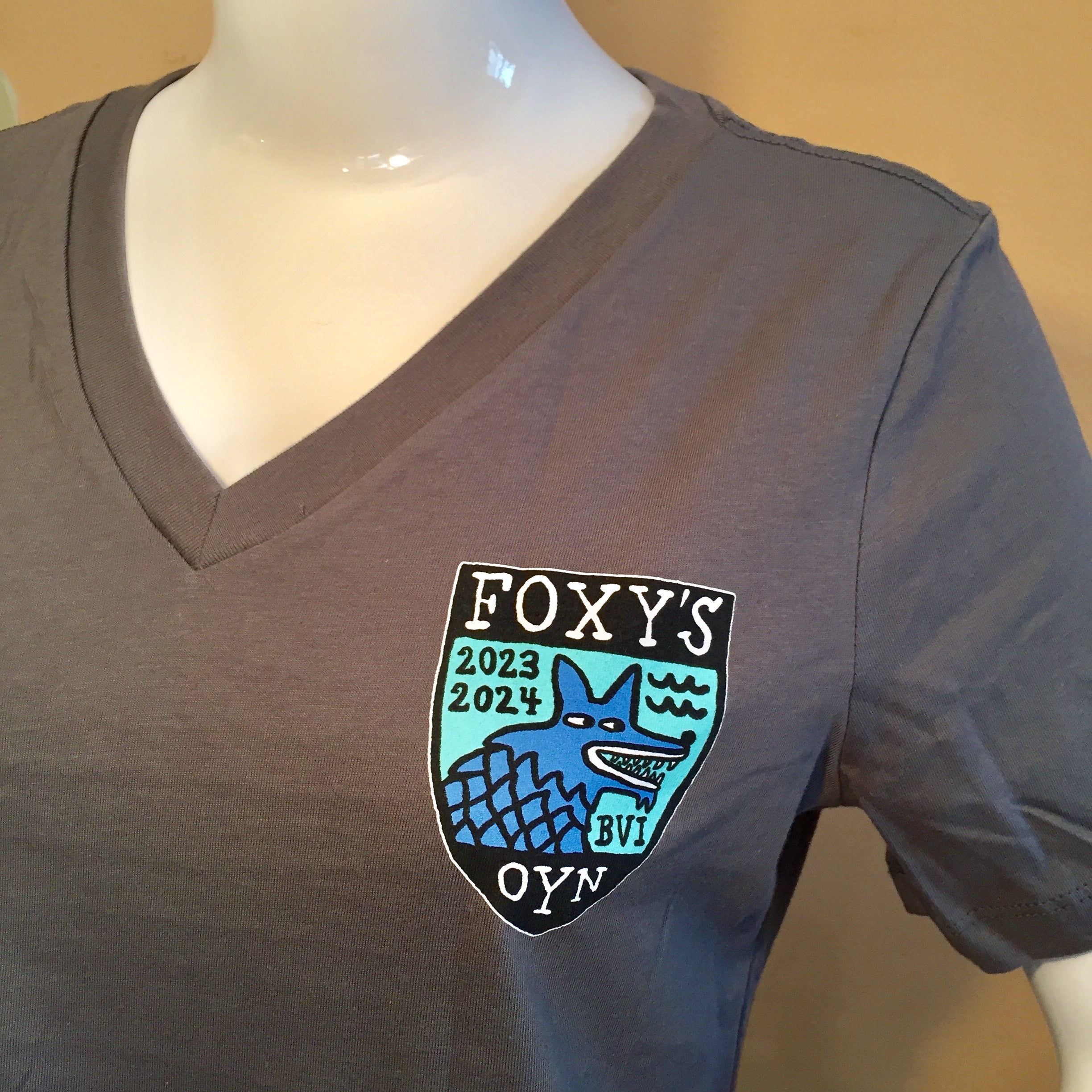 Foxy's Old Year's Night 23-24 'Game of Thrones' Ladies Short Sleeve V-neck Tee