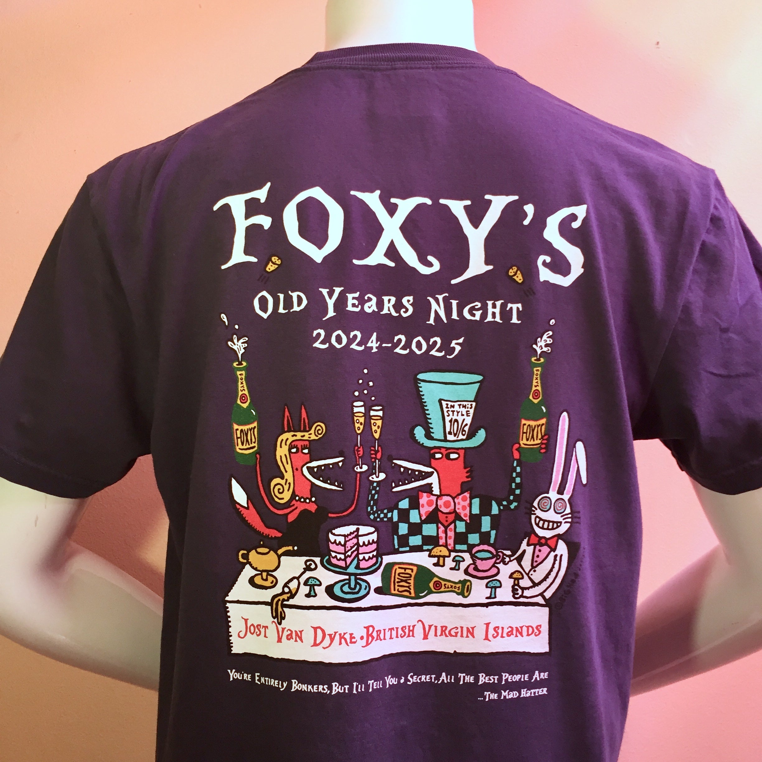 Foxy's 'Mad Hatter's Tea Party' OYN 24-25 Event Short Sleeve Tee