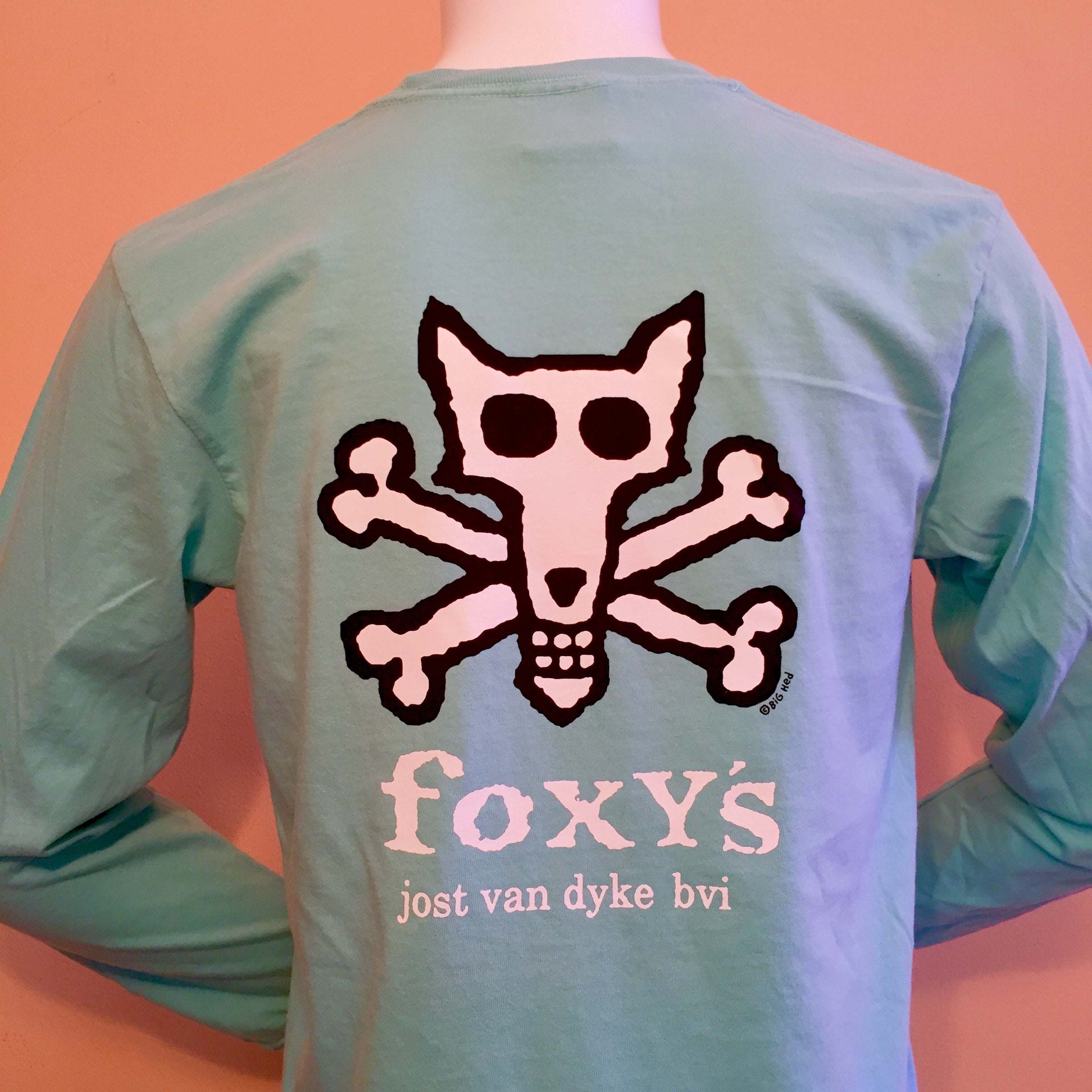 Foxy's 'Skull & Bones' Long Sleeve Tee