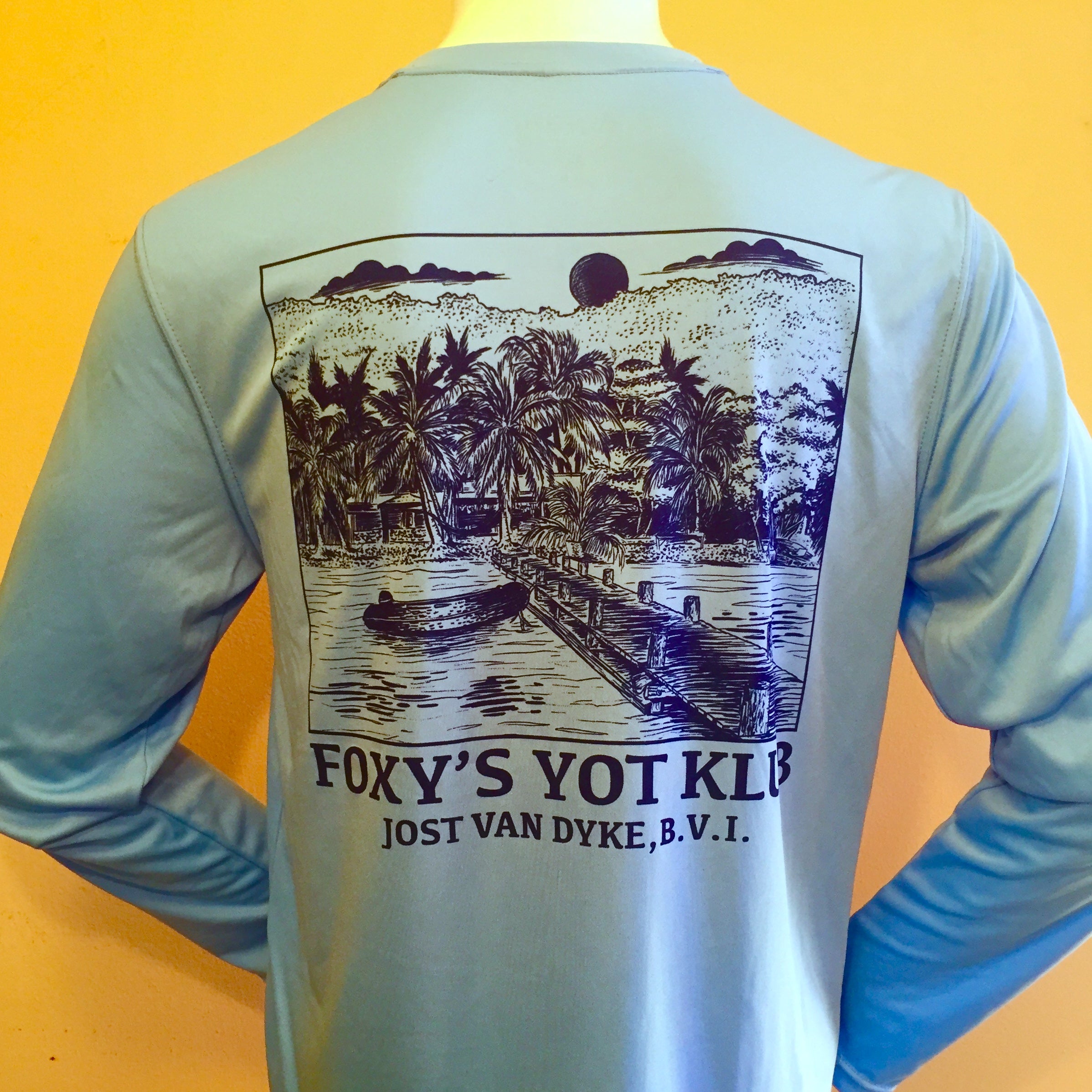 Foxy's 'Yot Klub' Long Sleeve Performance Long Sleeve