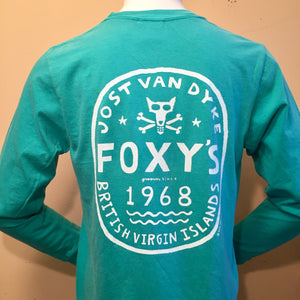 Foxy's 'Antique Circle - Skull & Bones' Long Sleeve Tee