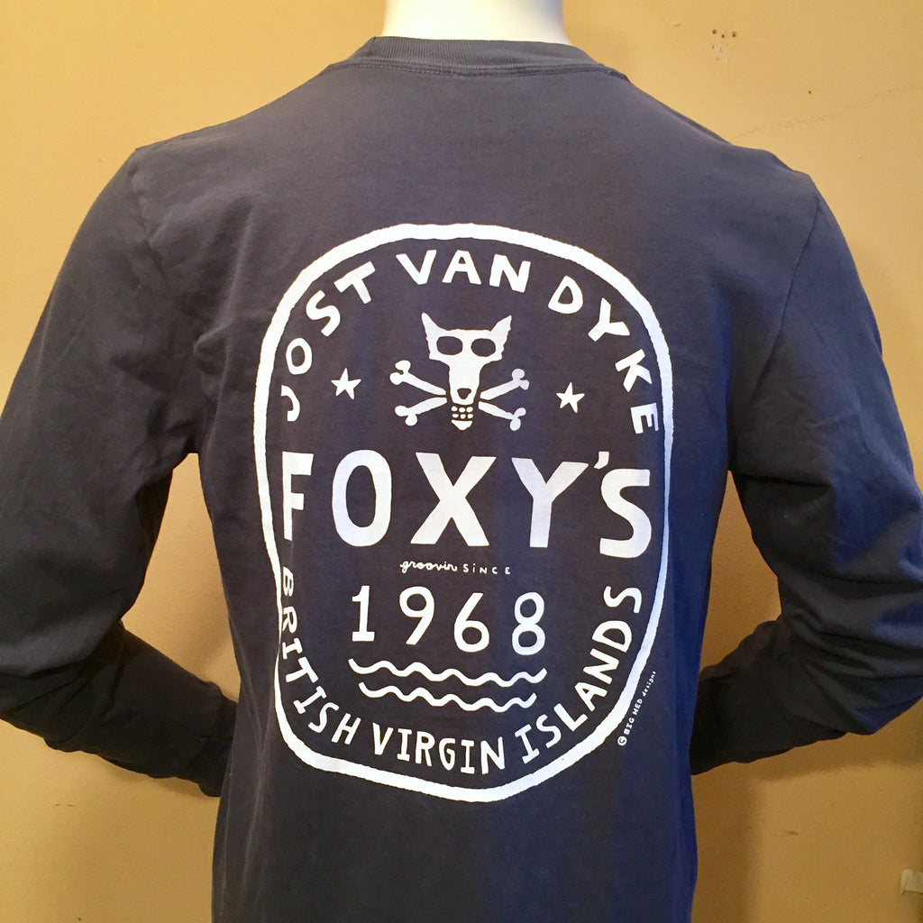Foxy's 'Antique Circle - Skull & Bones' Long Sleeve Tee