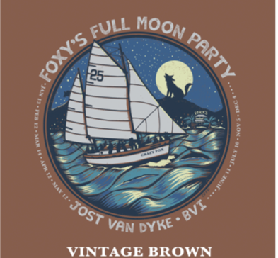 Foxy's 'Full Moon Party' Ladies Short Sleeve Tee