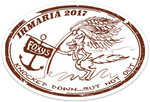 Irmaria Hurricane Relief Euro Oval Sticker