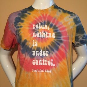 xFoxy's 'Relax, Nothing is Under Control' Tie-Dye Tee