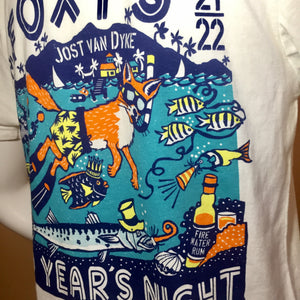 xFoxy's Old Year's Night '21-'22 Event Tee- Long Sleeve