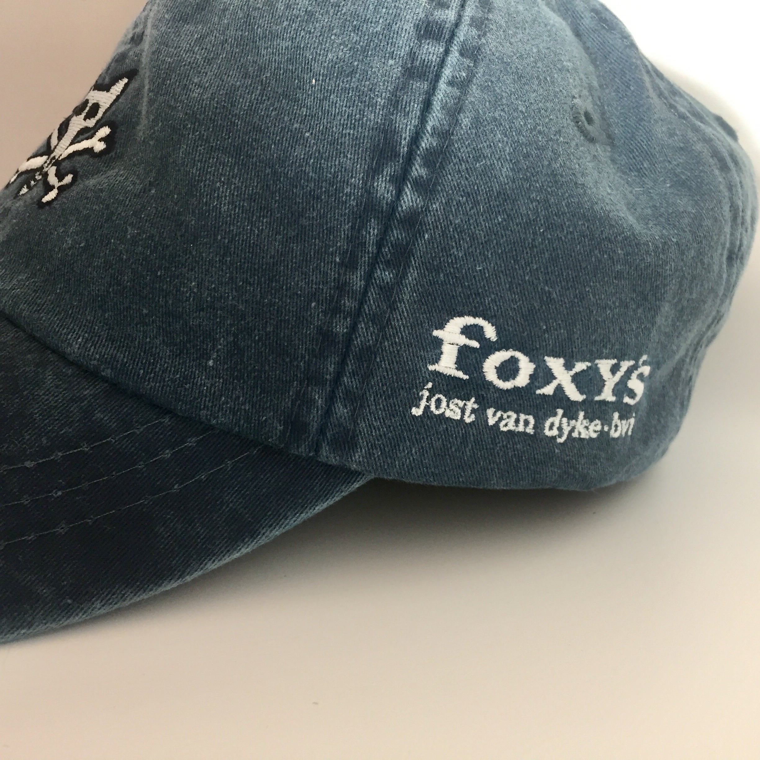 Foxy's Skull & Bones Pigment Dyed Cap – Foxy's BVI