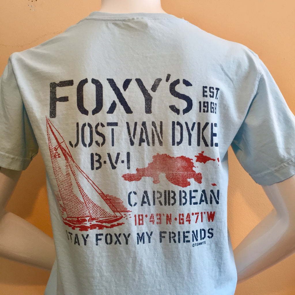 Foxy's 'Stencil Sail' Short Sleeve Tee